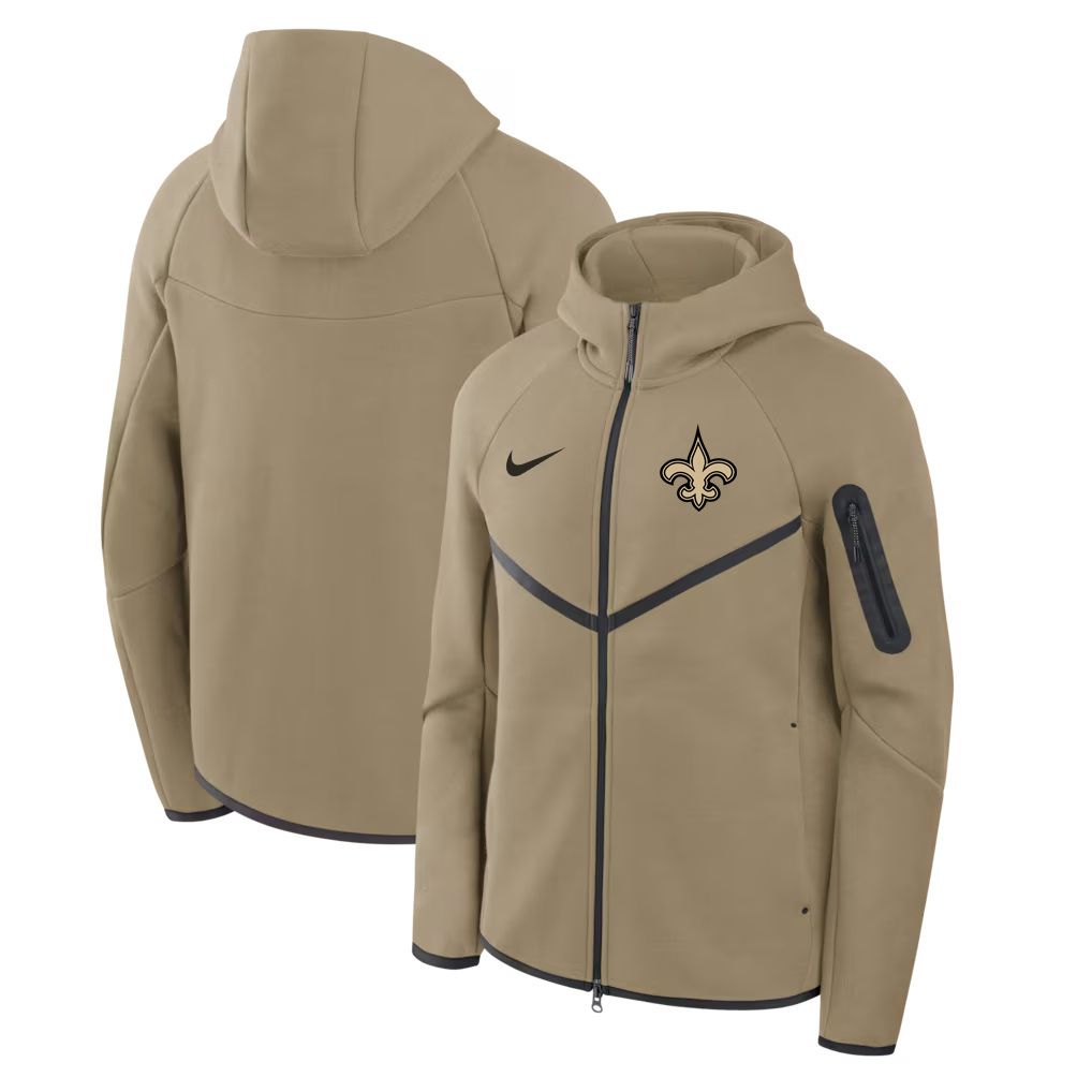 Men 2026 Nike NFL New Orleans Saints hoodie brown 06